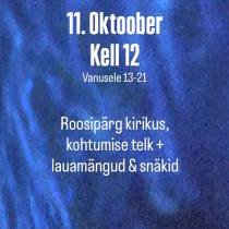 Noortekohtumine 11. oktoobril