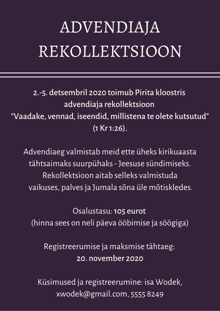 Advendirekollektsioon 2020